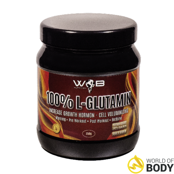 WOB Nutrition100% L-Glutamin Powder 500g