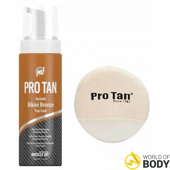 Instant Bikini Bronze Top Coat (207 ml) - GRATIS Auftragungspad
