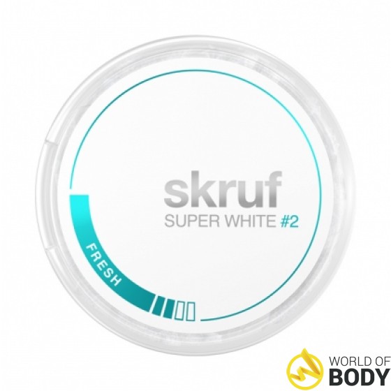 Kautabak skruf super white ICE # 2 Slim 17g